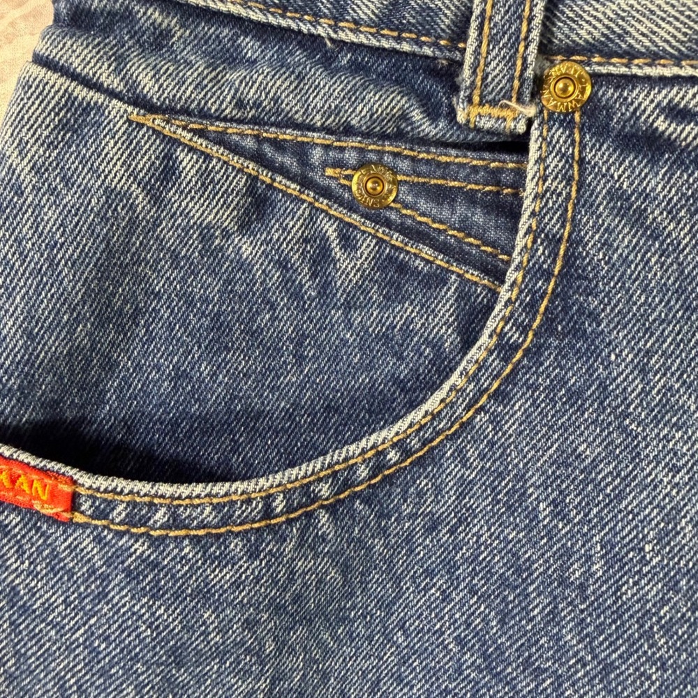 Vintage Lawman Western Jeans Bareback High Rise Straight Leg‎ Denim 28x34.5 - Picture 4 of 12